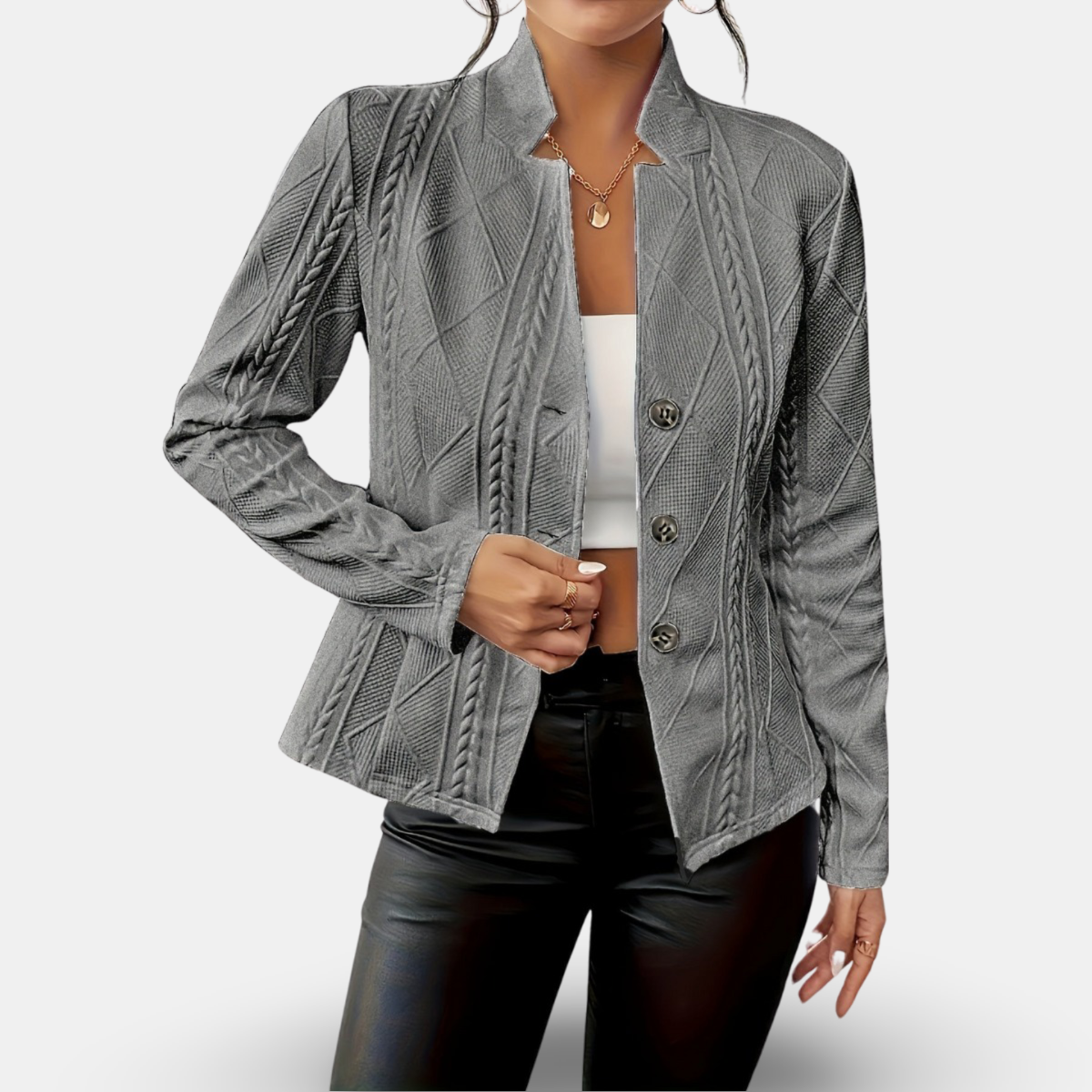Rees™ Elegant Tailored Cardigan