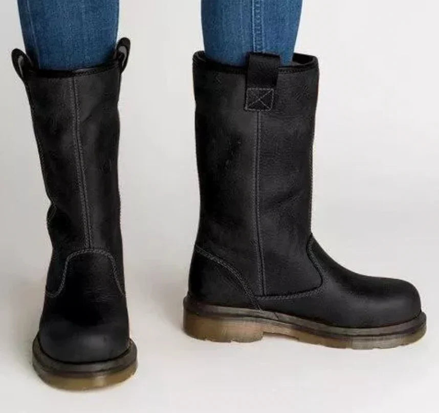 Glazel | Lined Leather Boots