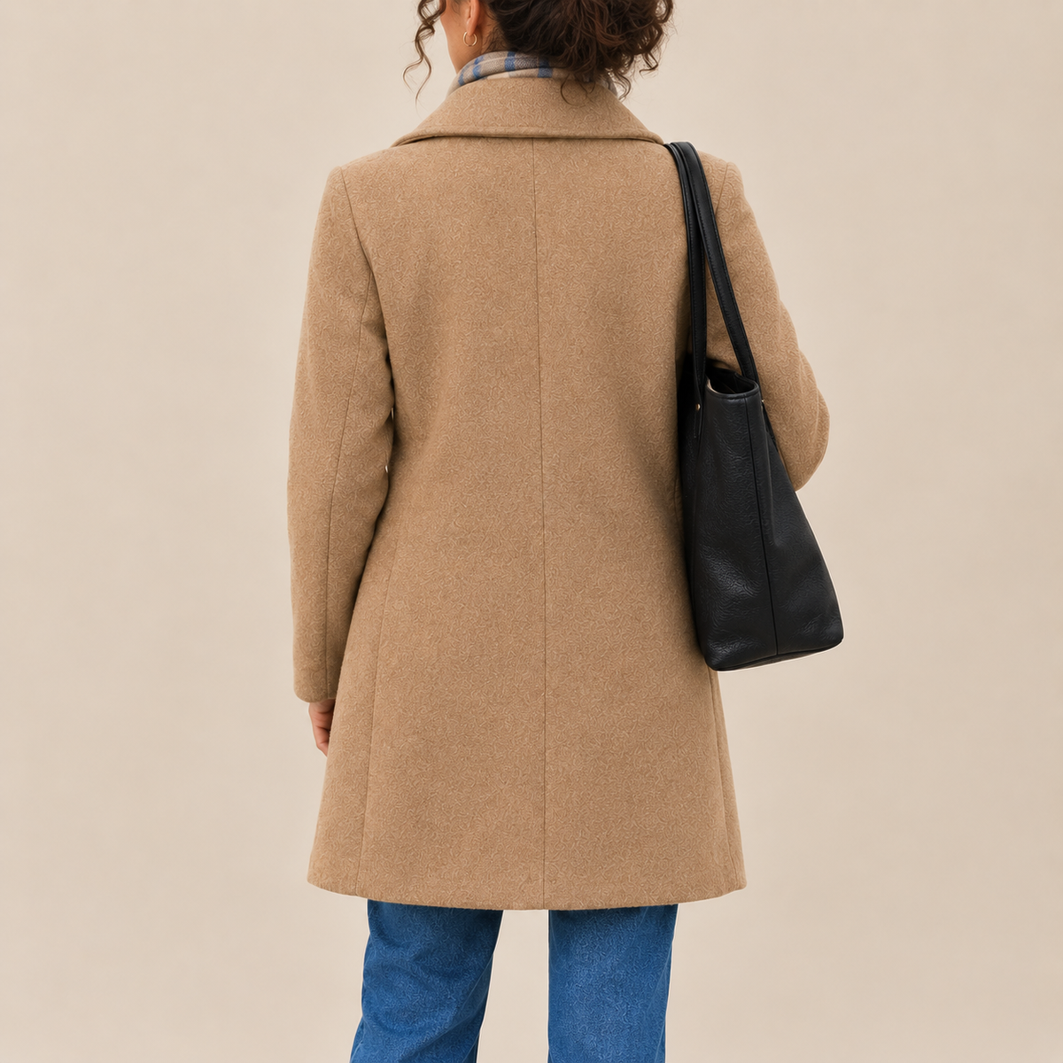 Aurora | Classic Coat with Matching Scarf