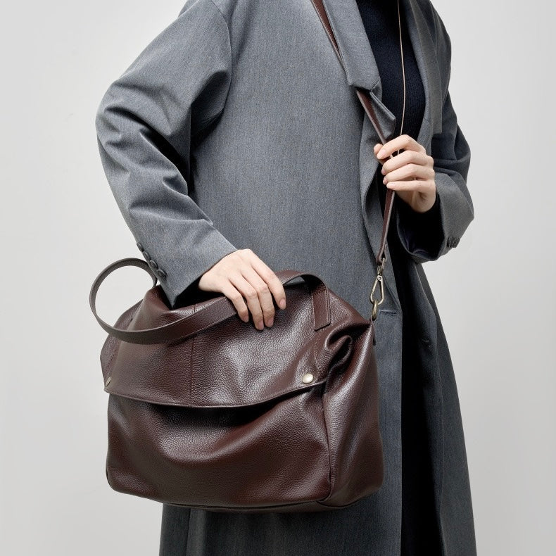 Adriani | Retro genuine leather soft minimalist bag for everyday use