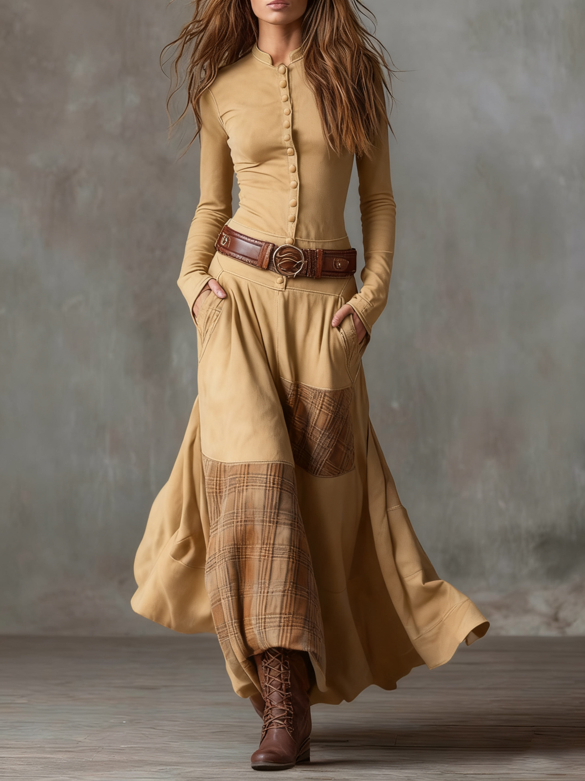 Michelle | Belted Dress